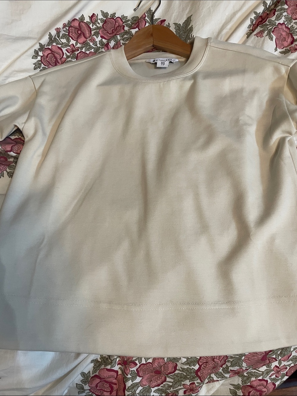 Athleta seasoft Cream Crewneck Sweatshirt - XXS new